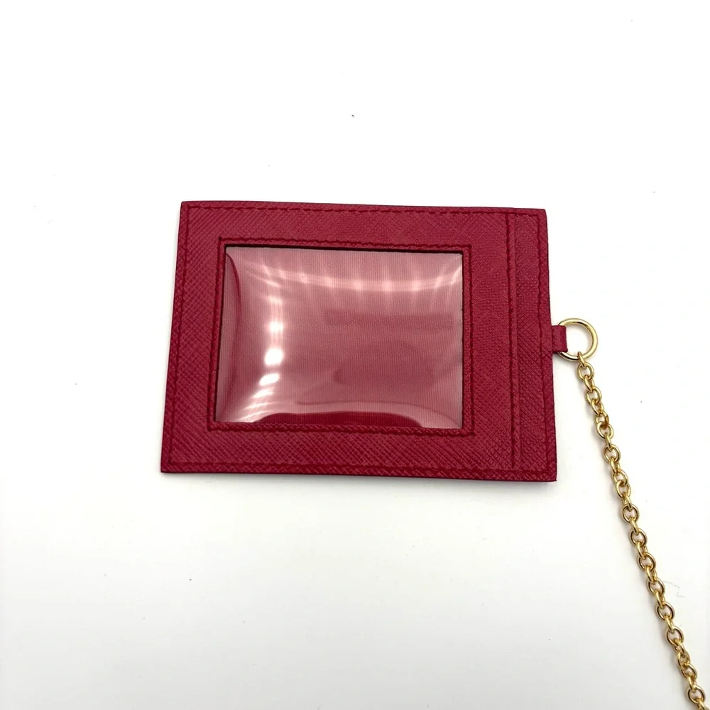 Prada Red Saffiano Leather Wallet - Picture 13 of 16